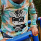 Preview: Bügelbild Superhelden Tiere - Zebra